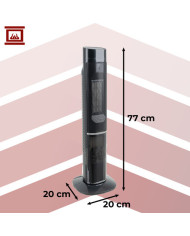 Električni ventilatorski grelni kamin 2000W