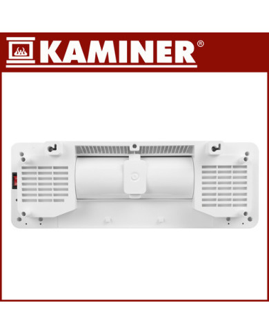 Stenska WIFI grelna zračna zavesa bela LCD 2000W