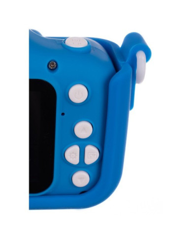 Otroški fotoaparat modri 32GB miniSD kartica
