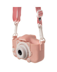 Otroški fotoaparat roza 32GB miniSD kartica