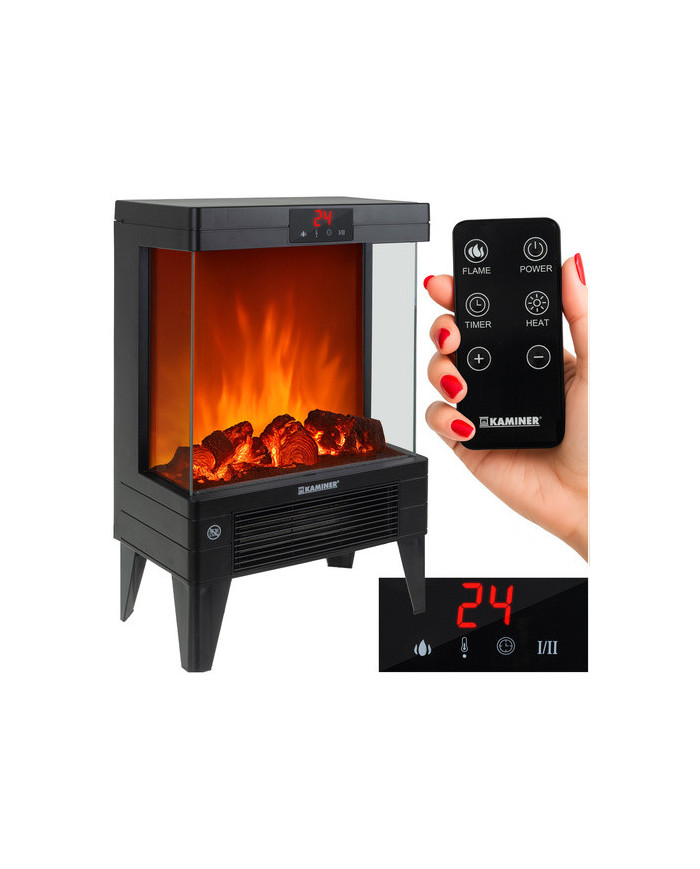 Dekorativni električni ventilatorski grelni kamin 2000W