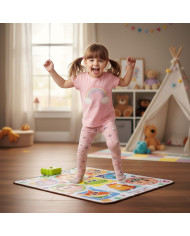 Interaktivna plesna podloga živali