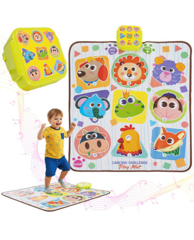 Interaktivna plesna podloga živali