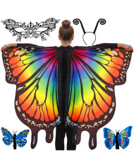 Pustni kostum metulja 3-delni