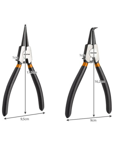 Komplet klešč za seger obročke 4 kos