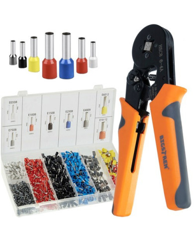 Stiskalne klešče za kabelske čevlje 0,25–10 mm²