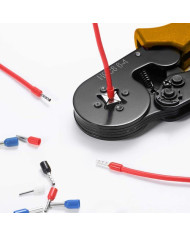 Stiskalne klešče za kabelske čevlje 0,25–10 mm²