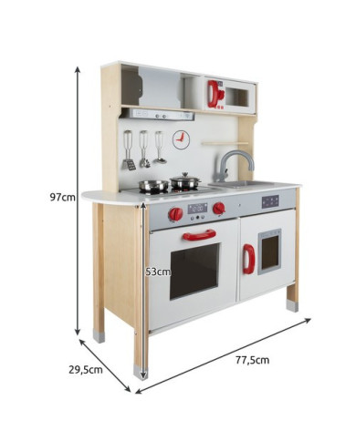 Otroška lesena kuhinja KRUZZEL