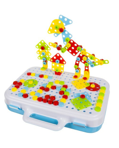 Kreativni bloki Mozaik z izvijačem 260kos