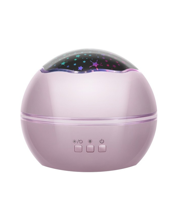 Nočna lučka s projektorjem, roza