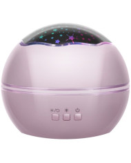 Nočna lučka s projektorjem, roza