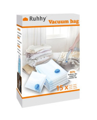 Set 15 zip vakuumskih vrečk za oblačila RUHHY