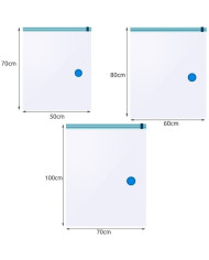 Set 15 zip vakuumskih vrečk za oblačila RUHHY