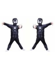 Kostum SPIDERMAN črn vel.98-104