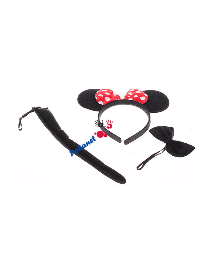 Komplet 3 kosov kostuma MIKI MIŠKE