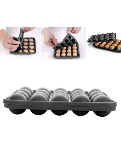 Silikonski kalup za izdelavo piškotov in popcaksov