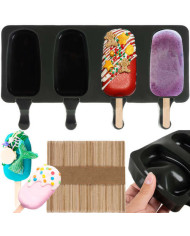 Silikonski kalup za izdelavo sladoleda ali peciva