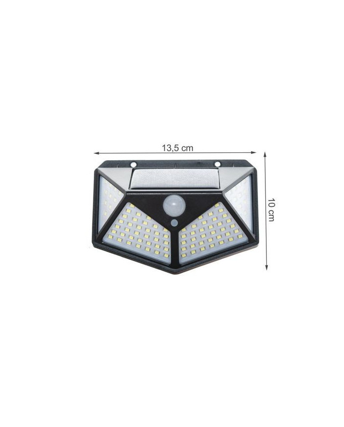 100LED sončna svetilka