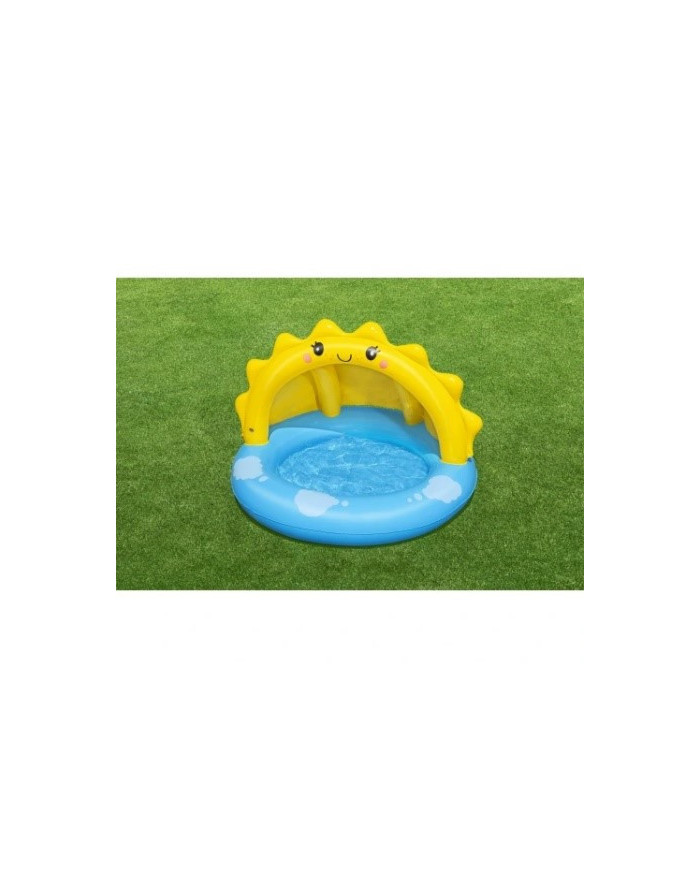 Napihljiv otroški bazen Sonček z snemljivo streho 101×97×71