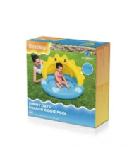 Napihljiv otroški bazen Sonček z snemljivo streho 101×97×71
