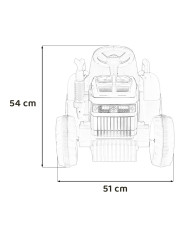 Otroški traktor na akumulator New Holland T7 s prikolico