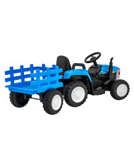 Otroški traktor na akumulator New Holland T7 s prikolico
