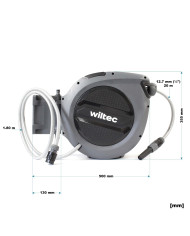 PVC Trak za panelno ograjo antracit 35m 450g