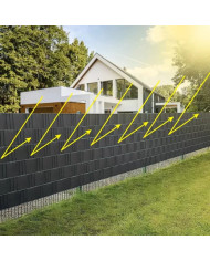 PVC Trak za panelno ograjo antracit 35m 450g