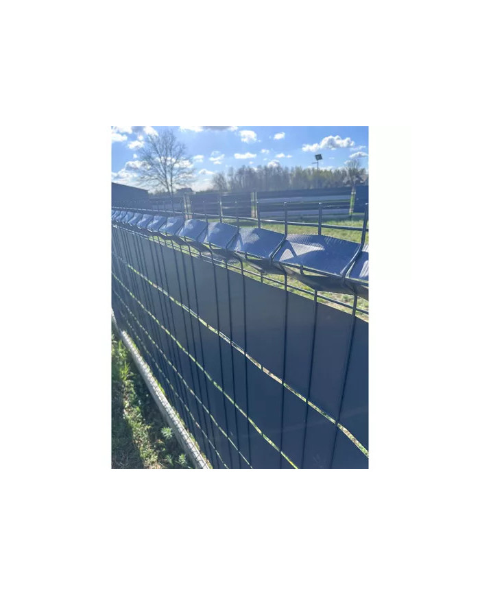 PVC Trak za panelno ograjo ozki antracit 35m