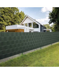 Trak za panelno ograjo zelen 35m