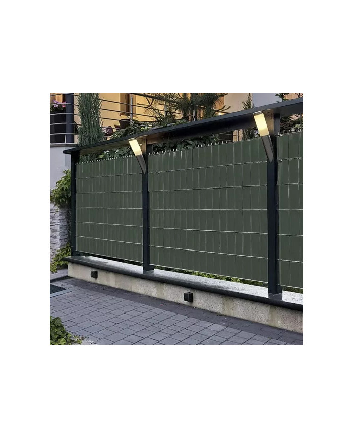 PVC Trak za panelno ograjo zelen 35m