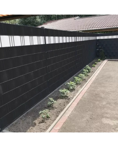 PVC Trak črn za panelno ograjo 35m