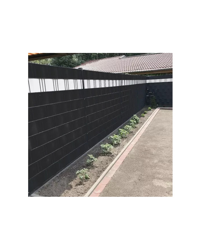 Trak črn za panelno ograjo 35m