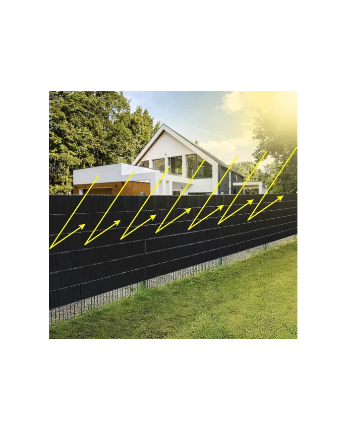 Trak črn za panelno ograjo 35m