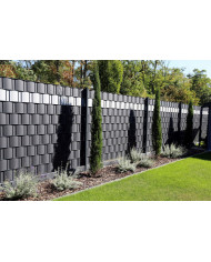 PVC Trak za panelno ograjo antracit 35m 650g