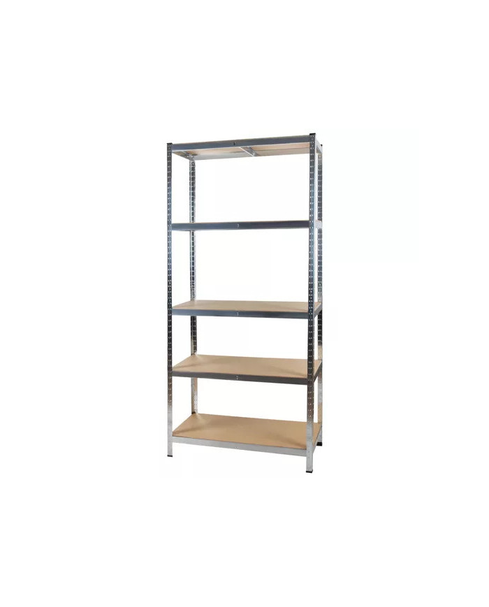 Kovinski skladiščni regal 180x90x40cm brez vijakov 175kg