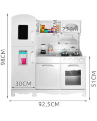 Otroška kuhinja bela XXL