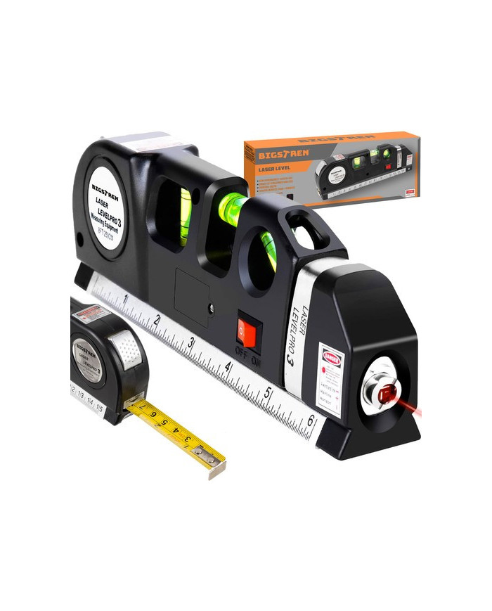 multifunkcijska laserska vodna tehtnica z metrom 250cm