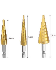 Set stožčastih svedrov HSS HEX konusna povrtala smrekica 3-20mm