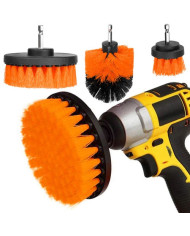 Set 4 HEX čistilnih ščetk za vijačnik do 120mm