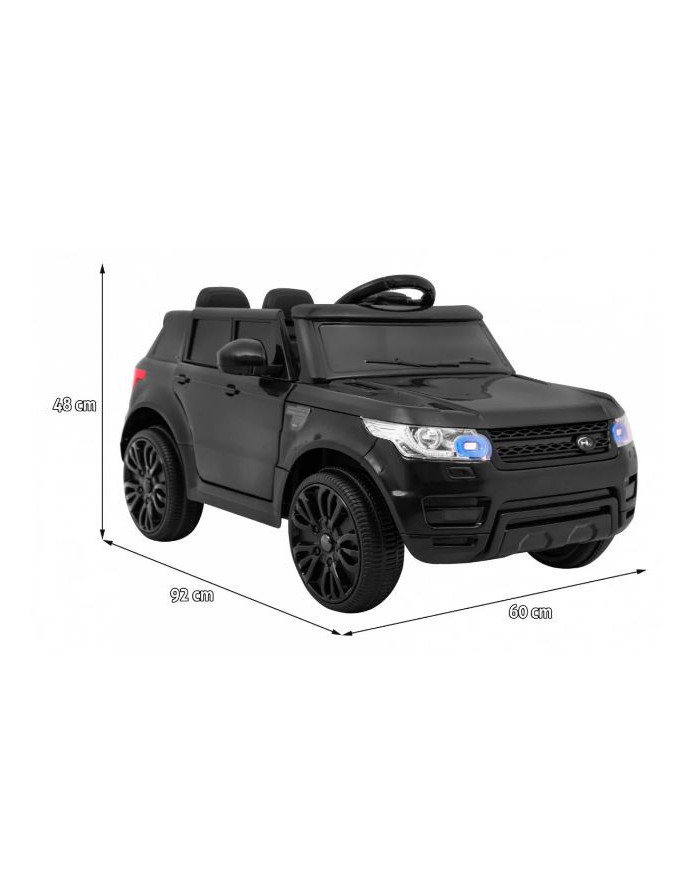 Otroški avto na akumulator črn Rapid Racer