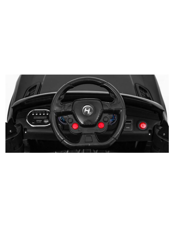 Otroški avto na akumulator črn Rapid Racer