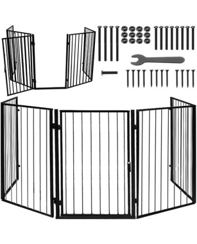 Zaščitna varnostna ograja za kamine