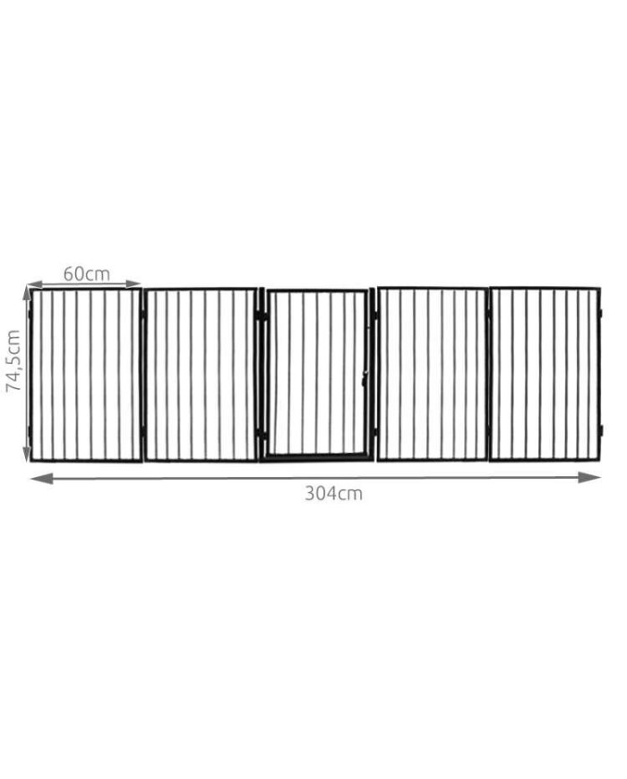 Zaščitna varnostna ograja za kamine
