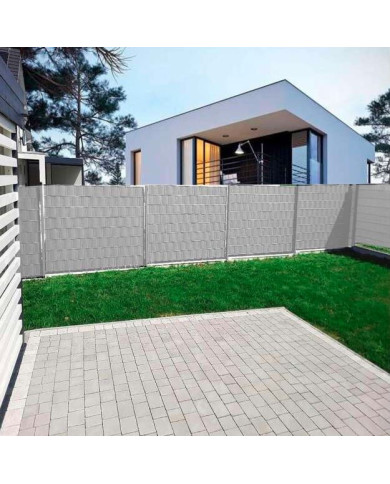 copy of PVC Trak za panelno ograjo zelen 35m 630g