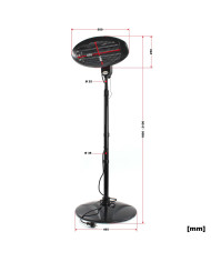 Infrardeči gostinjski terasni grelnik 2000W