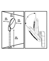 Infrardeči gostinjski terasni grelnik 2000W