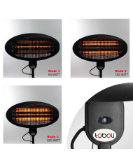 Infrardeči gostinjski terasni grelnik 2000W