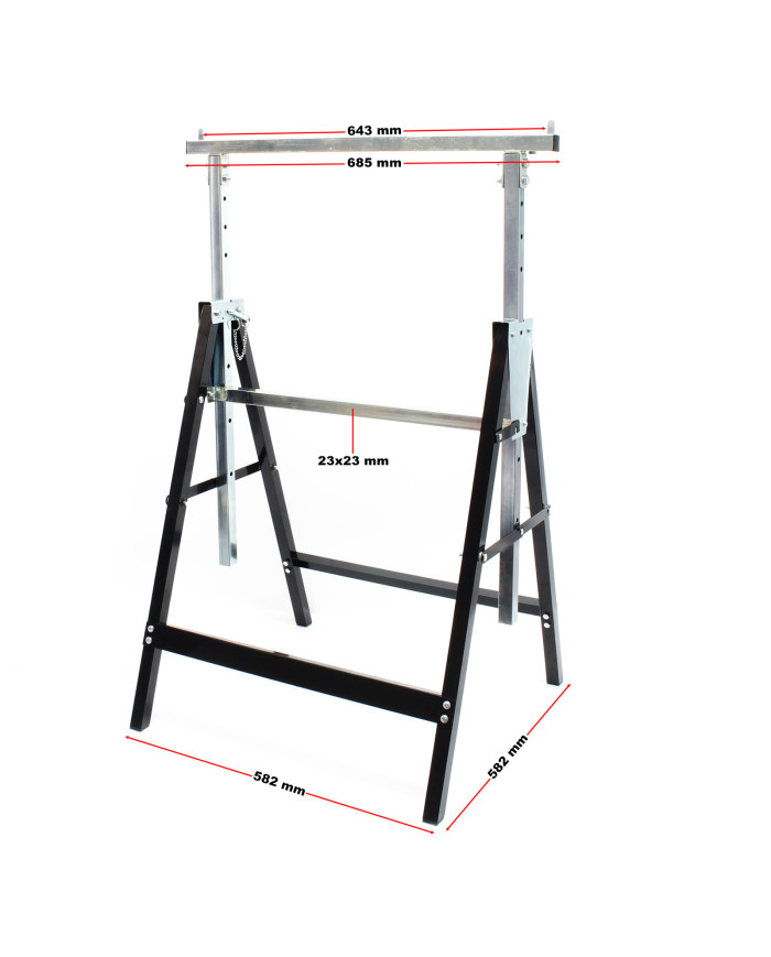 2x Nastavljiva Gradbena Koza - mizarska stolica